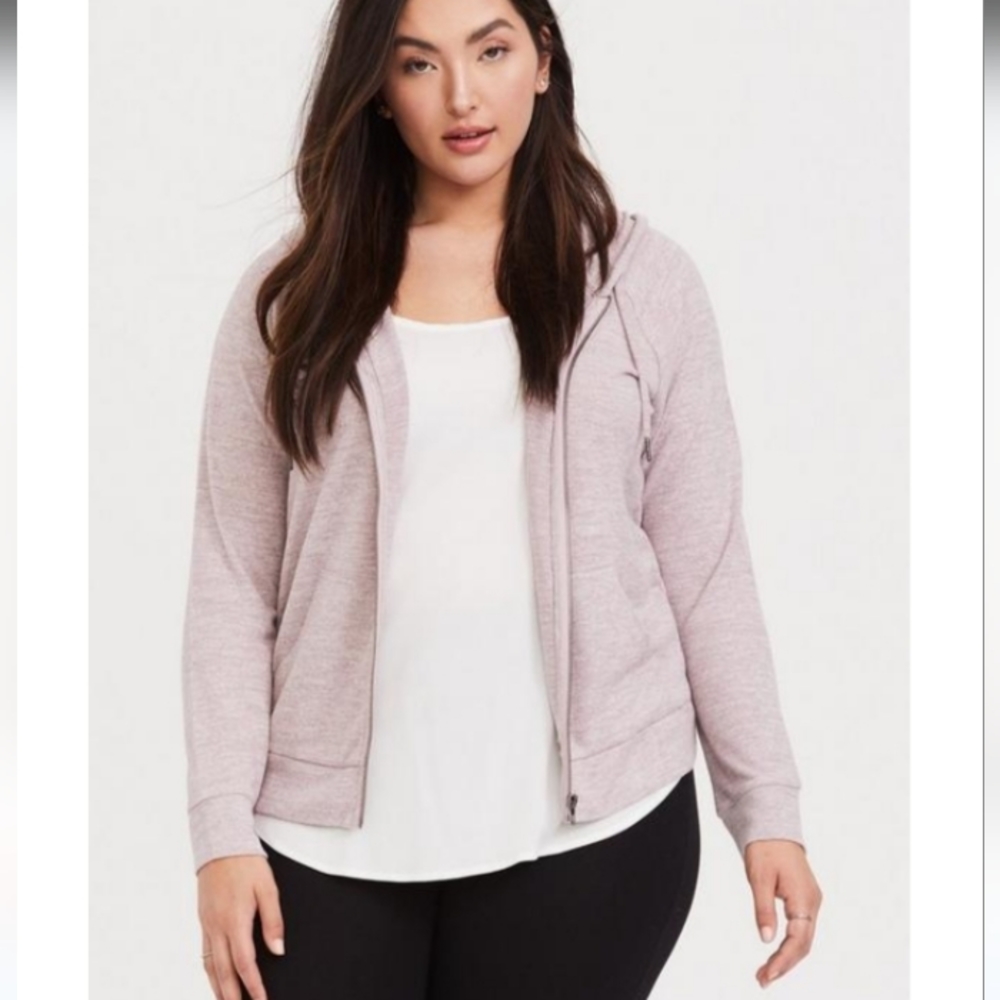 Super Soft Plush Zip Up Hoodie